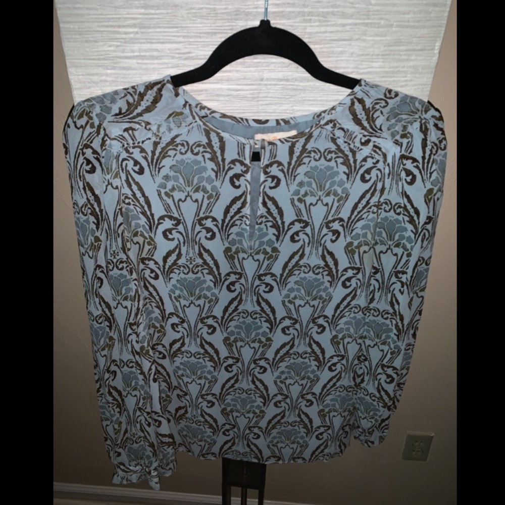 Tory Burch printed long sleeved blouse